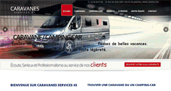 Desktop Screenshot of caravanes-services-45.com